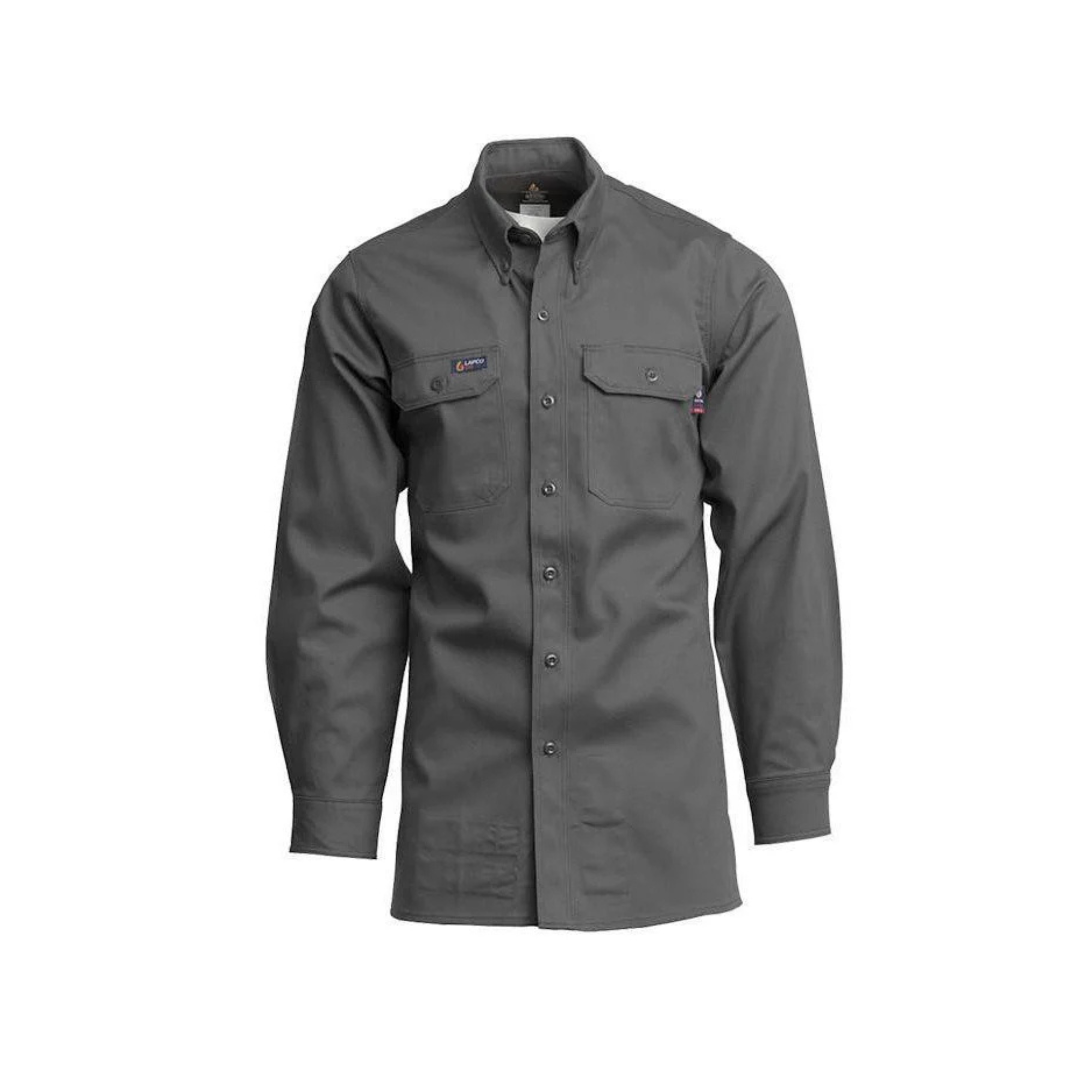 LAPCO FR Gray 7oz. FR Uniform Shirts from GME Supply